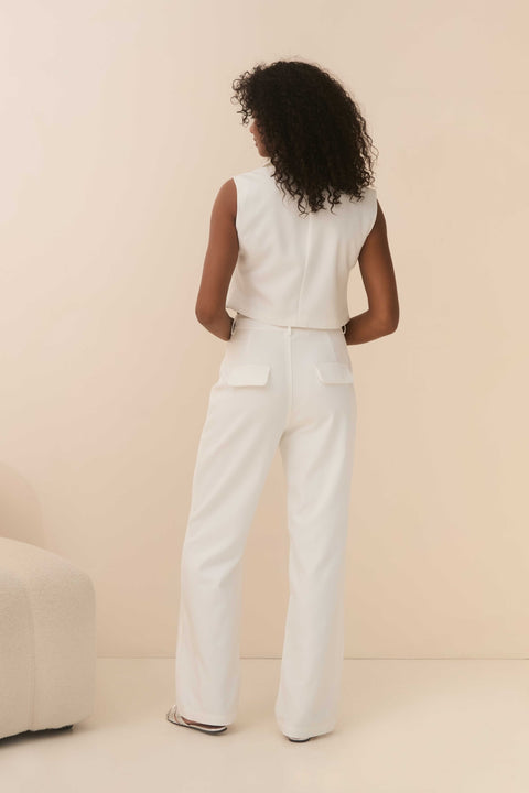 Lofty Manner - Broek QD36.1 - Tayla - 100 white