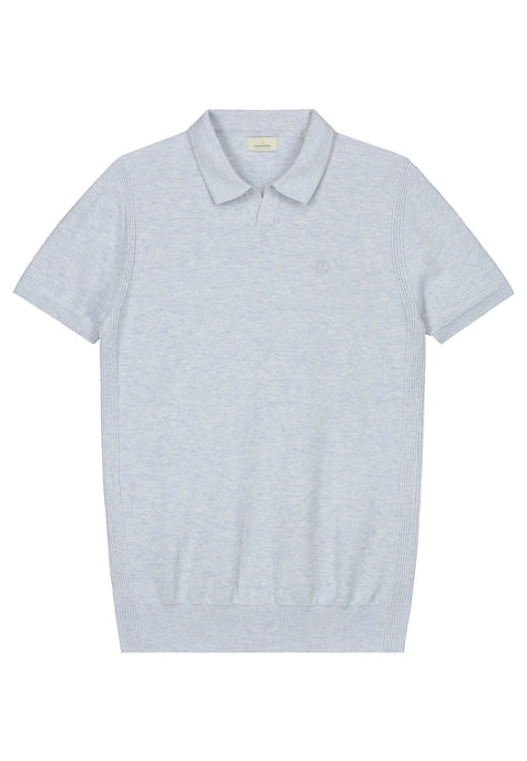 DSTREZZED - Mercury short sleeve polo - lt. Blue
