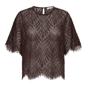 Co couture - 45049 LetiCC Lace - 145 Dark brown / top