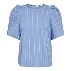 Co couture - 45076 Teran stripe / top - 23 Pale blue