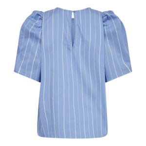 Co couture - 45076 Teran stripe / top - 23 Pale blue