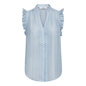 Co couture - 45120 ReggieCC frill - 23 Pale blue / top