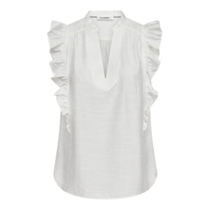 Co couture - 45165 HeraCC frill ss - 4000 White / top