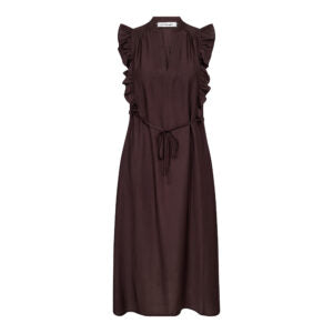 Co couture - 46096 HeraCC frill - 145 Dark brown / jurk