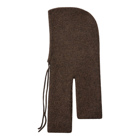 Co couture - 500009 GinaCC Balaclava Knit - 20003 Dark brown