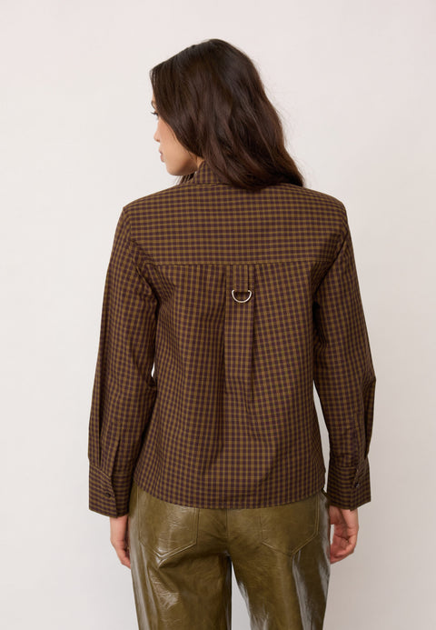 Co couture - 500196 TeffaCC Padded Check - 60009 Olive