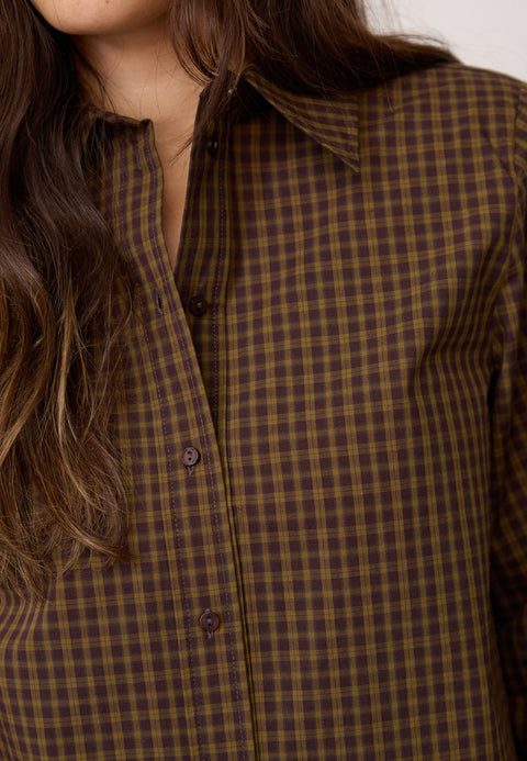 Co couture - 500196 TeffaCC Padded Check - 60009 Olive