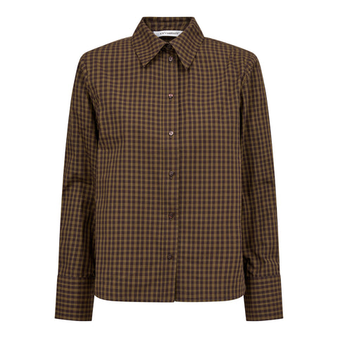 Co couture - 500196 TeffaCC Padded Check - 60009 Olive