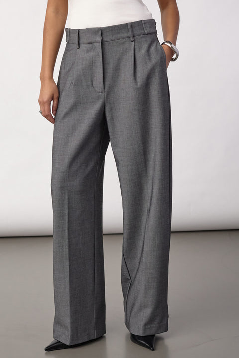 Co couture - 500293 JackyCC Pleat - 65003 Mid grey