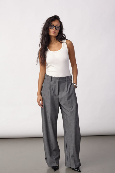 Co couture - 500293 JackyCC Pleat - 65003 Mid grey