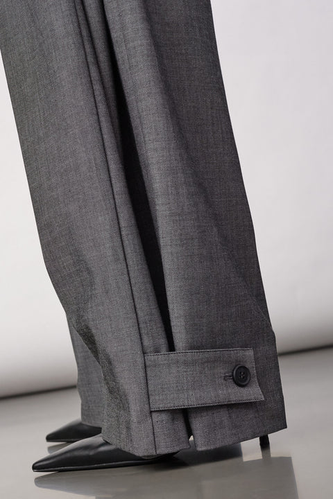 Co couture - 500293 JackyCC Pleat - 65003 Mid grey