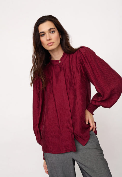 Co couture - 500359 TassyCC shirt - 30006 Berry red