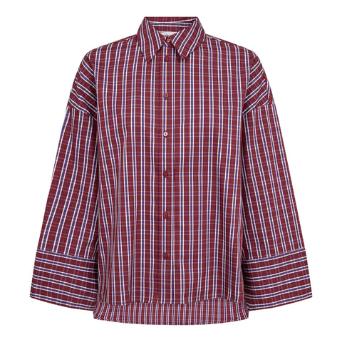 Co couture - 500375 ReneeCC check - 30006 Berry red