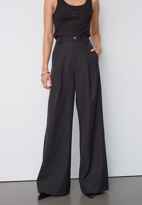 Co couture - 500391 LunaCC Pleat Pant - 65001 Black