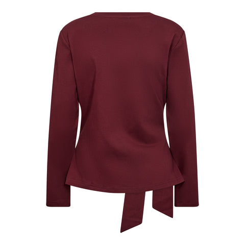 Co couture - 500404 Oriane CC LS Pleat - 30005 Wine red