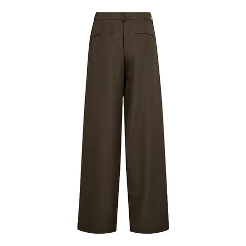Co couture - 500428 Luna CC Wide Pant - 20003 Dark brown