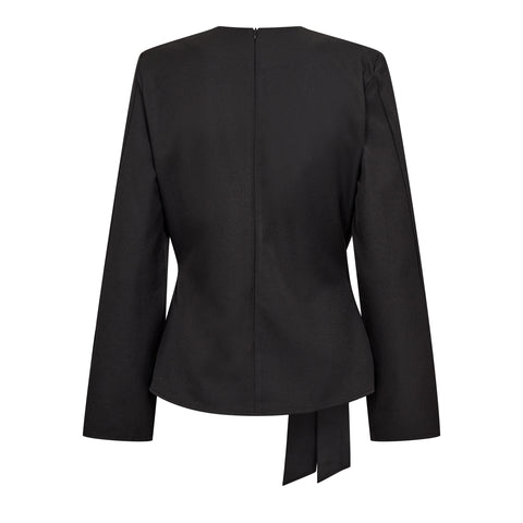 Co couture - 500514 LunaCC Pleat Tie - 65001 Black