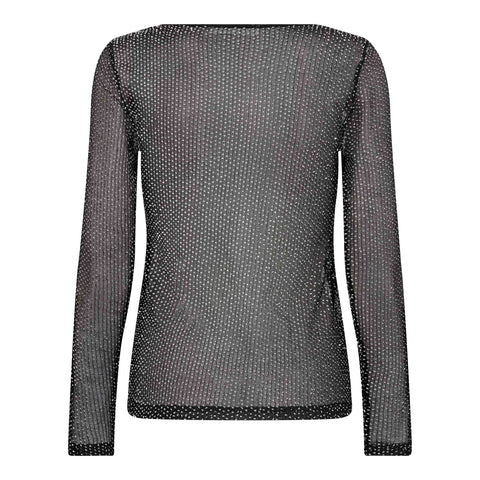 Co couture - 500532 NasoCC Sequin Blouse - 65001 Black