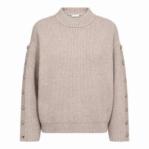 Co couture - 500544 RowCC Button Sleeve - 10006 Bone