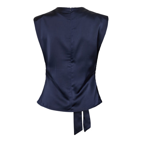 Co couture - 500575 Safira CC Pleat Top - 40007 Navy