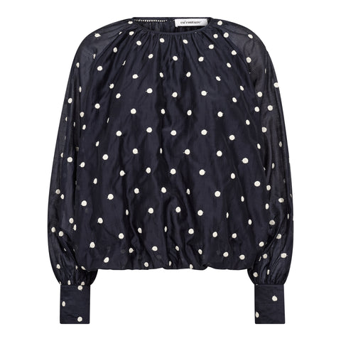 Co couture - 500601 DitaCC Dot LS Balloon - 40007 Navy