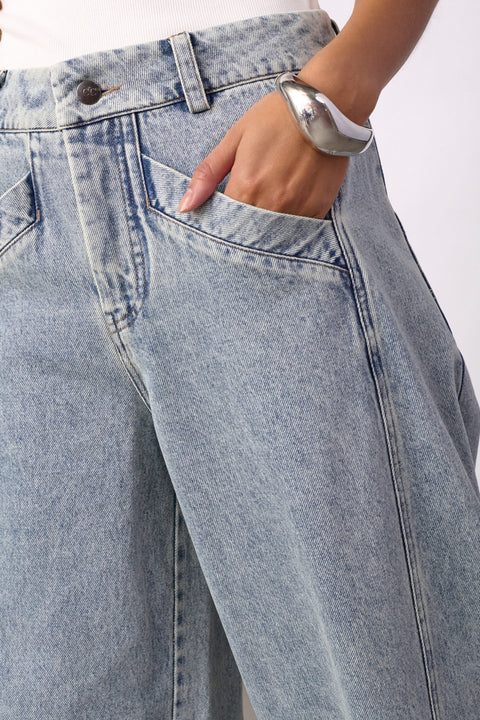Co couture - 500801 JacksonCC Barrel - 45007 Bleach denim