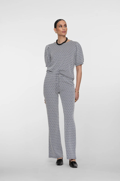 Geisha - 61113-21 - 10 off-white/nav / pants
