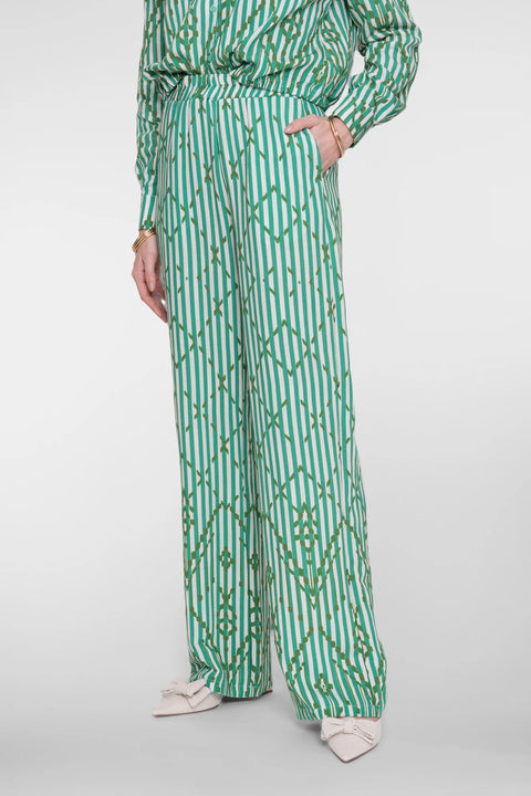 Geisha - 61218-20 - 718 ecru/green / pants