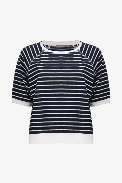 Geisha - 62001-10 - 675 navy/white / shirt