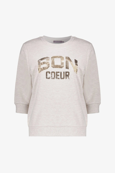 Geisha - 62071-24 - 715 beige melang / sweater