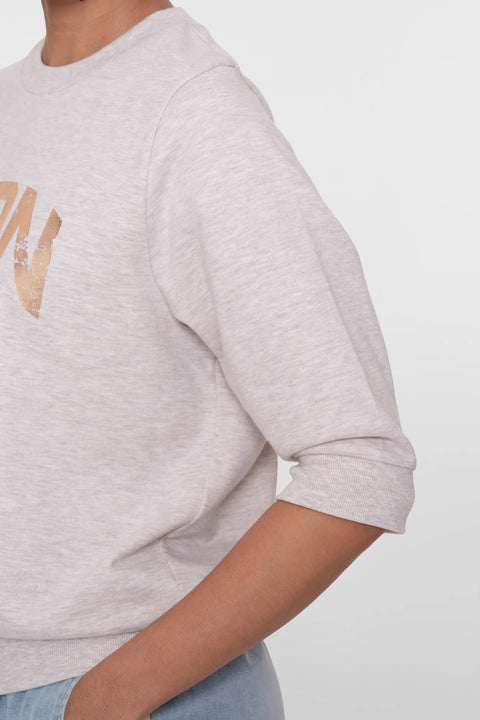 Geisha - 62071-24 - 715 beige melang / sweater