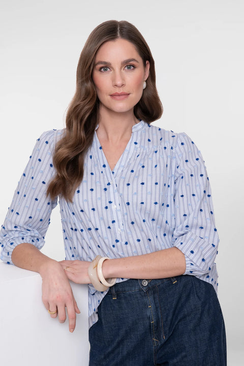 Geisha - 63057-14 - 625 blue / blouse