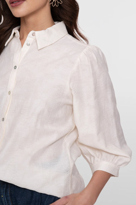 Geisha - 63150-32 - 10 off-white / blouse