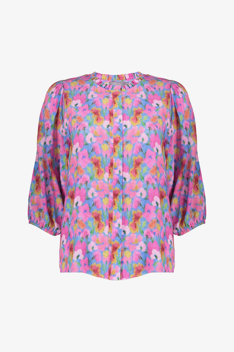 Geisha - 63203-20 - 625 bright blue/ blouse