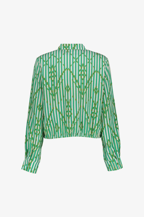 Geisha - 63279-20 - 718 ecru/green / blouse