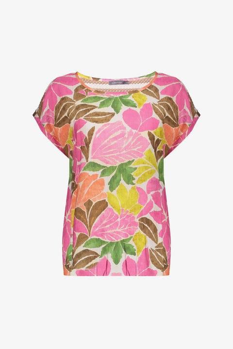 Geisha - 63284-20 - 718 ecru/tobacco / top