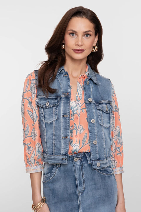 Geisha - 65016-10 - 827 mid blue den / jacket