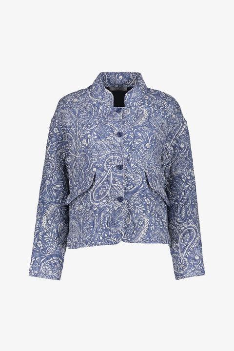 Geisha - 65101-70 - 625 blue/off-whi /  jacket