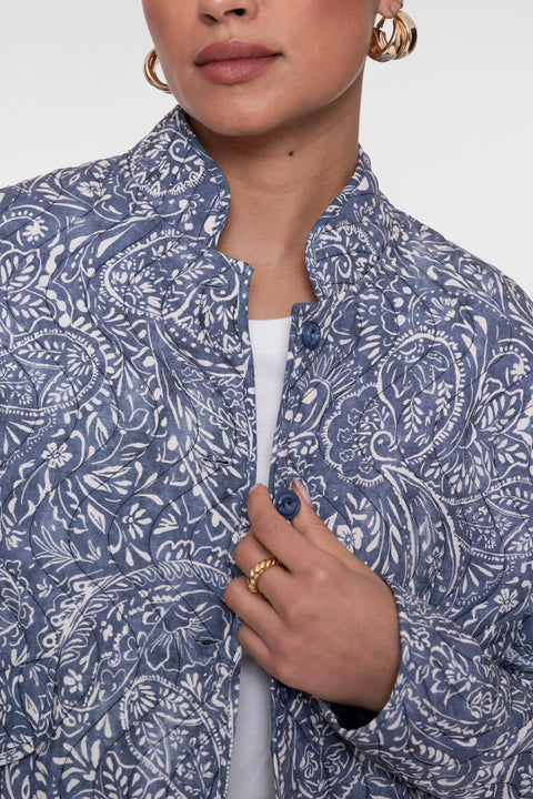 Geisha - 65101-70 - 625 blue/off-whi /  jacket