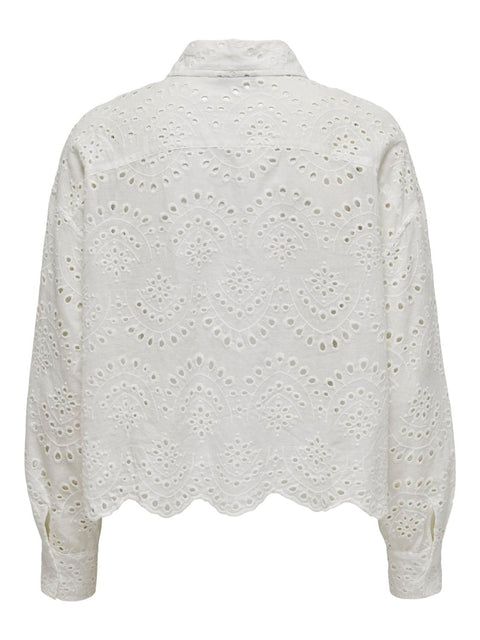 Only NOOS - 15269568 ONLVALAIS L/S SHIRT W - Cloud Dancer / blouse
