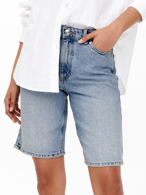 Only - 15256709 ONLSONNY HW WIDE DNM - Light Blue Denim