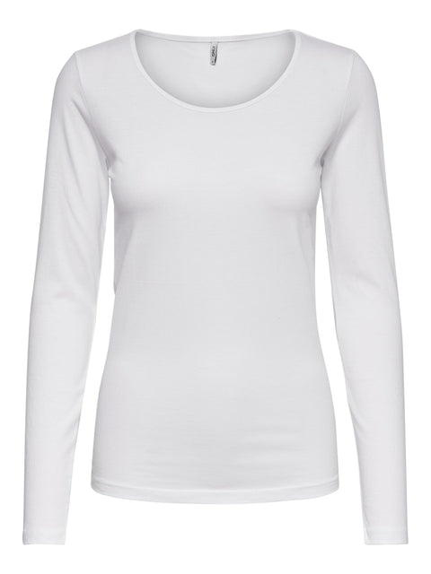 Only - 15204712 Live love new LS - White