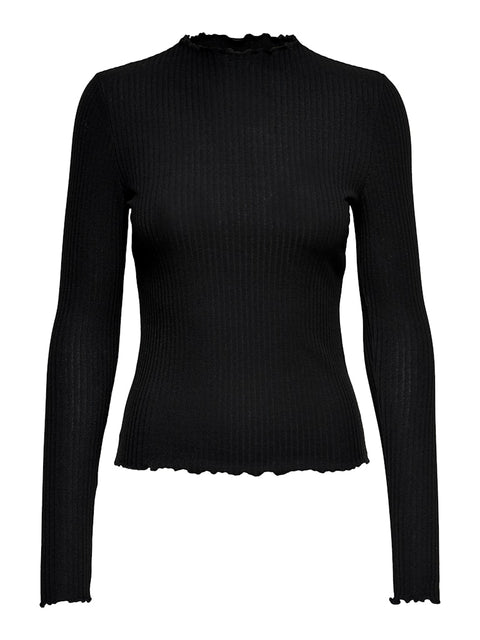 Only NOOS - 15180040 ONLEMMA L/S HIGH NECK - Black / top