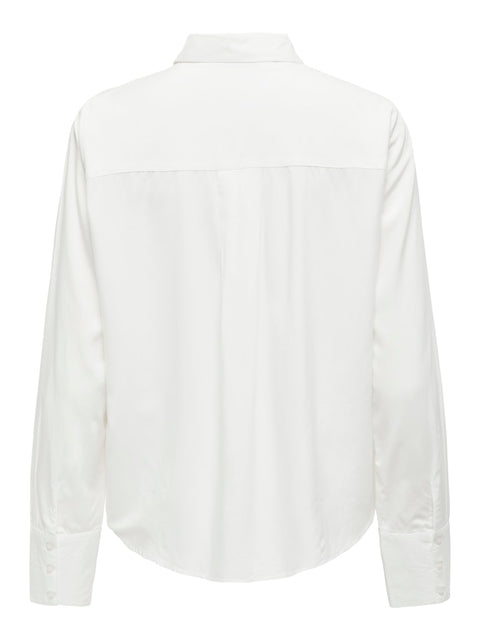 Only NOOS - 15320243 ONLBERIT LIFE L/S SHI - Snow White / blouse