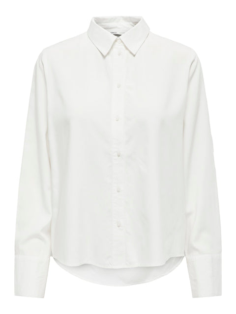 Only NOOS - 15320243 ONLBERIT LIFE L/S SHI - Snow White / blouse