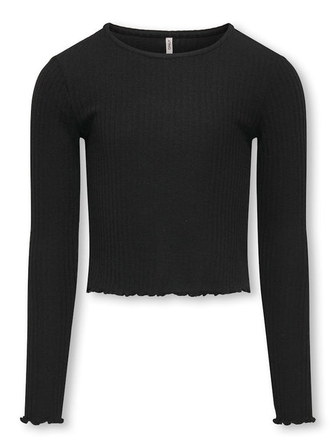 Kids Only - 15326388 KOGNELLA L/S O-NECK T - Black