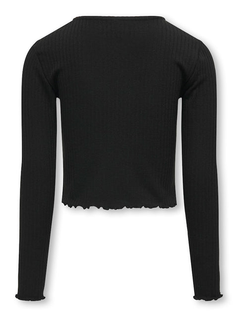 Kids Only - 15326388 KOGNELLA L/S O-NECK T - Black