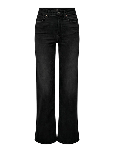 Only - 15299796 ONLMADISON BLUSH HW W - Washed Black 30
