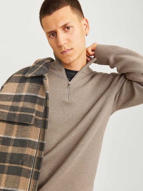 Jack & Jones - 12259664 JPRBLAMILANO STITCH K - Greige/Melange