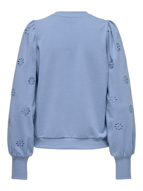 Only - 15315687 ONLFEMME L/S PUFF EMB - Tempest / sweater